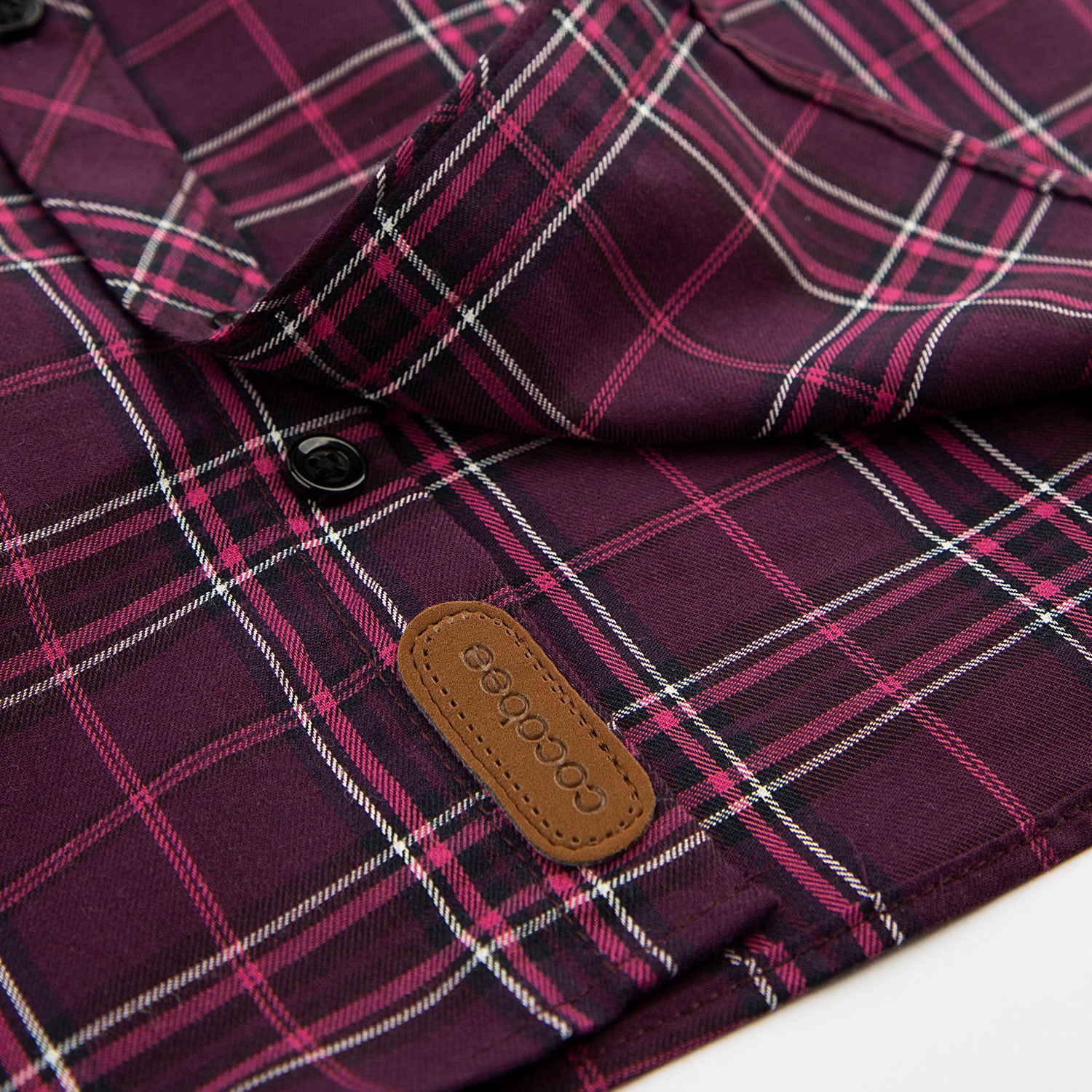 Maroon Check Shirt – cocobee