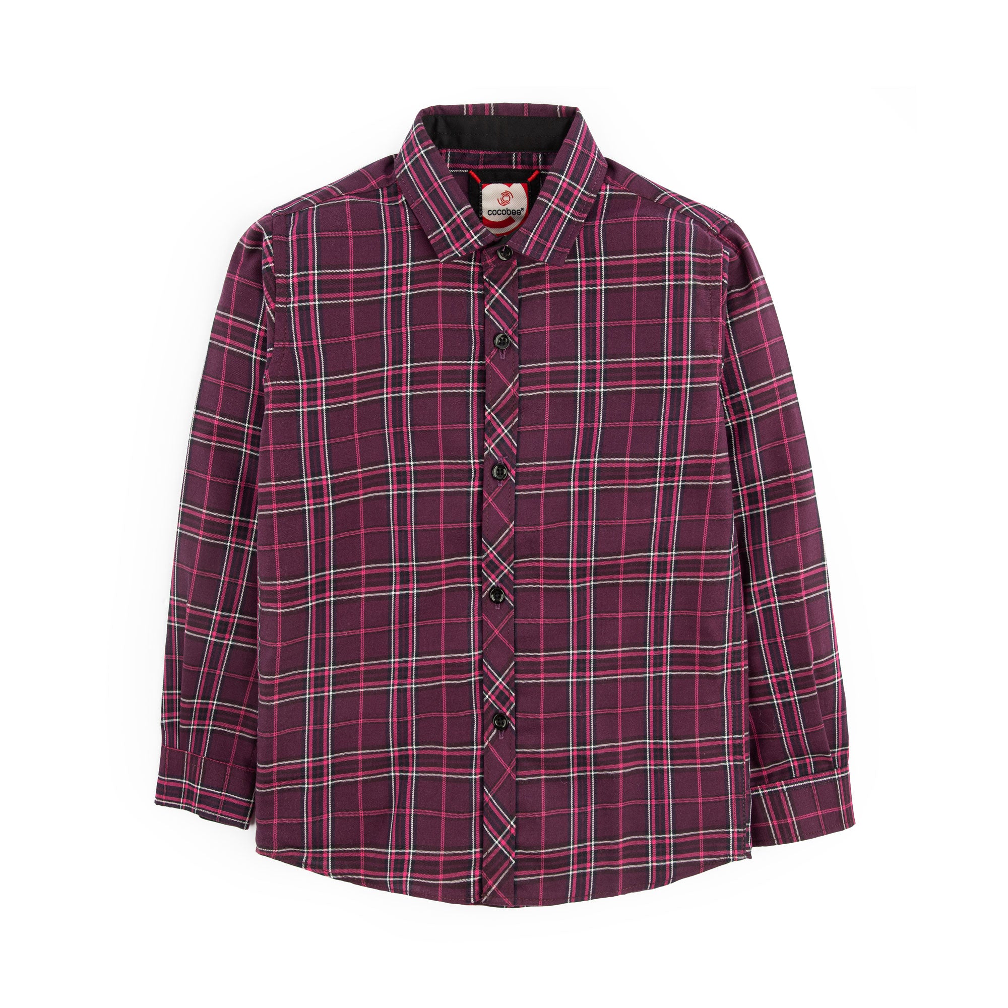 Maroon Check Shirt – cocobee