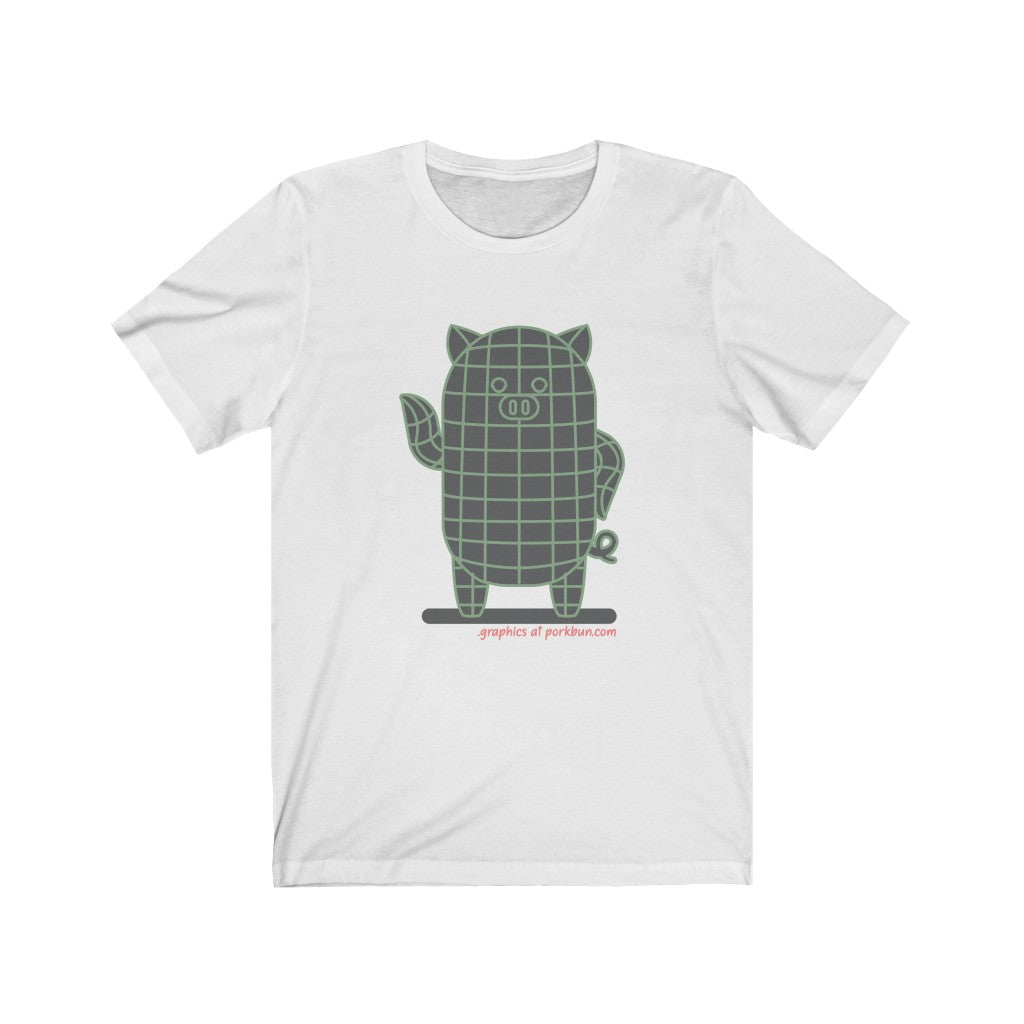 .graphics Porkbun mascot t-shirt