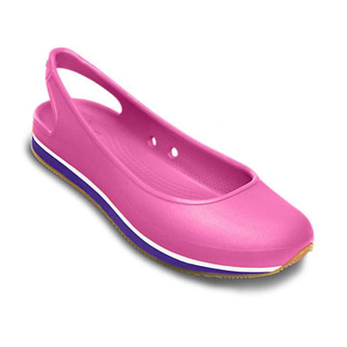 crocs retro slingback flat