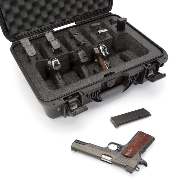 With two (2) reinforced eyelets for locking, you can store, secure and transport your expensive handguns with confidence.