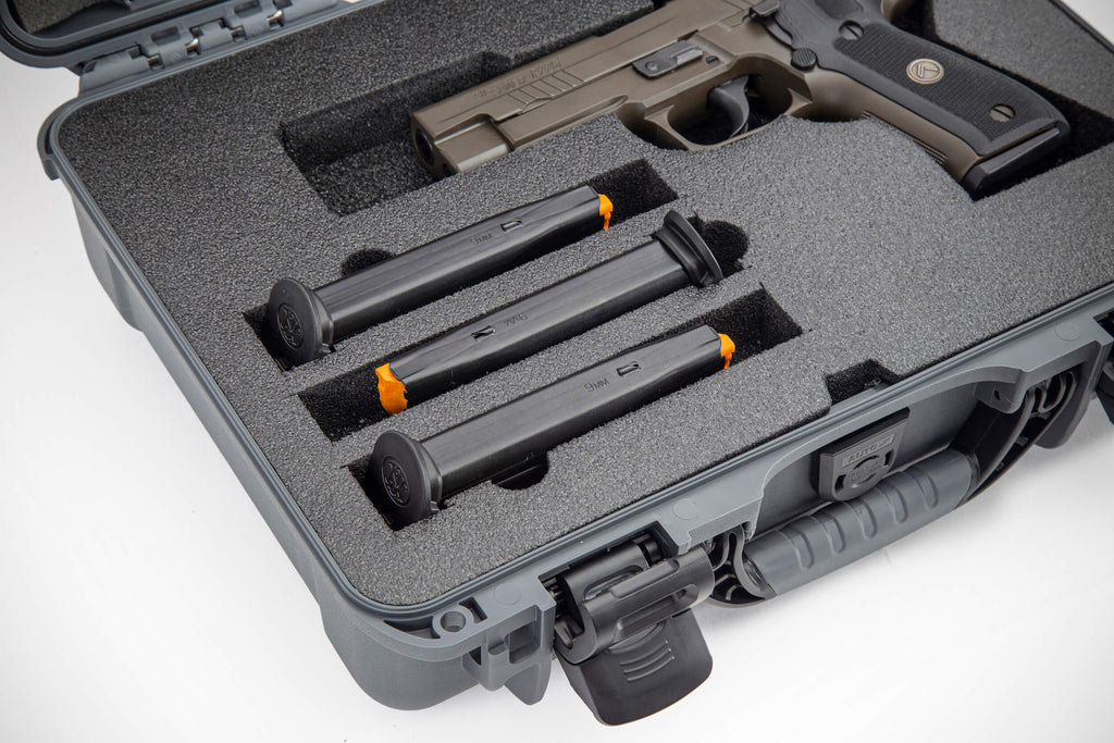 Valise prêt pour l'optique du pistolet NANUK 910