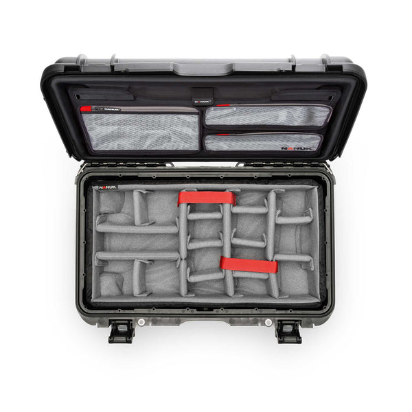 NANUK 935 with Padded Dividers and Lid Organizer