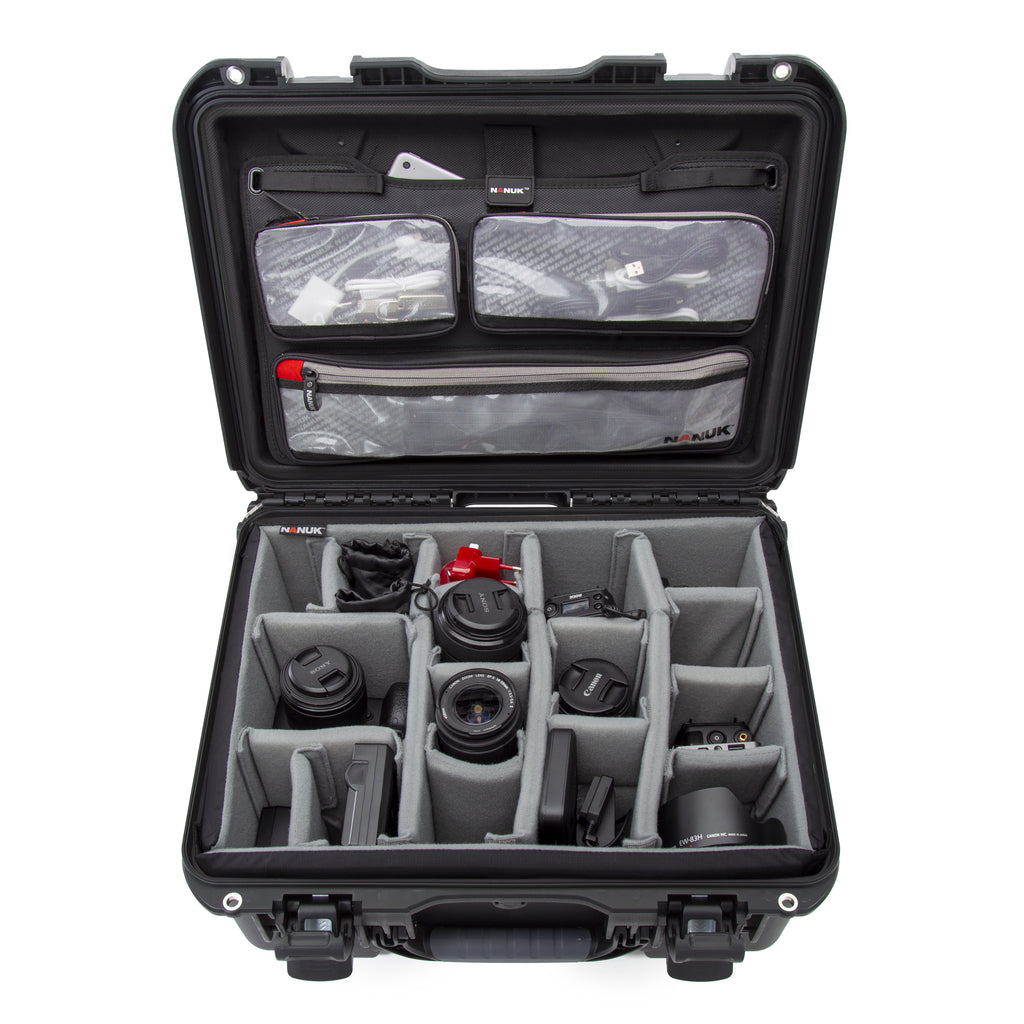 Nanuk 933 Pro Photo Kit Black top view