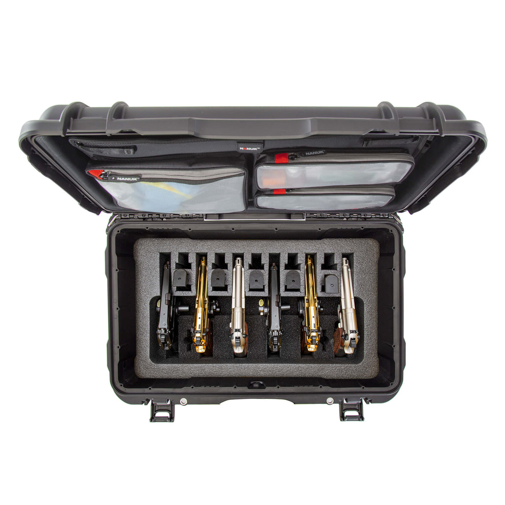 NANUK 938 6 Up Gun valise with Lid Organizer - Schützen Sie Ihre