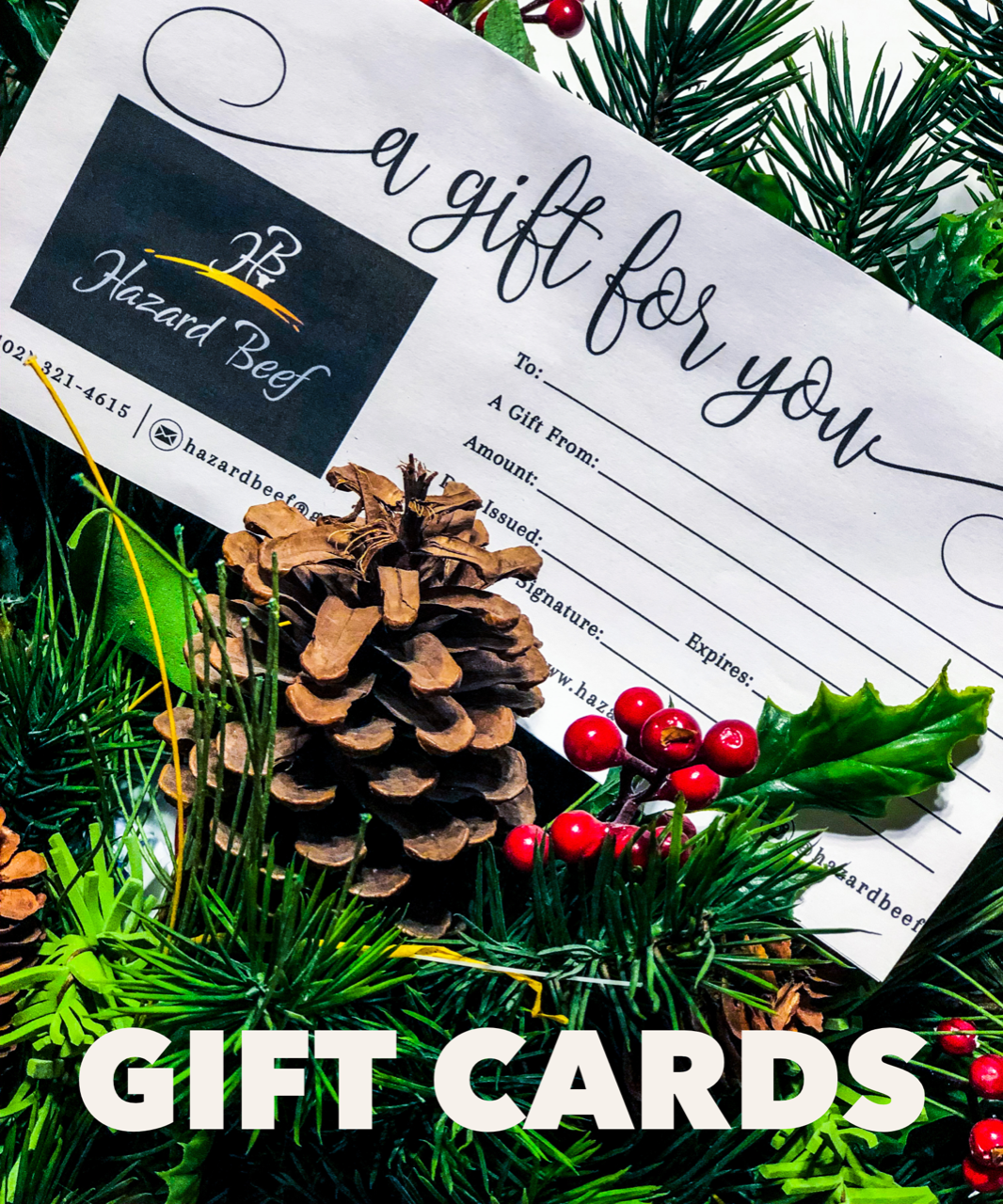 GIFT CARDS