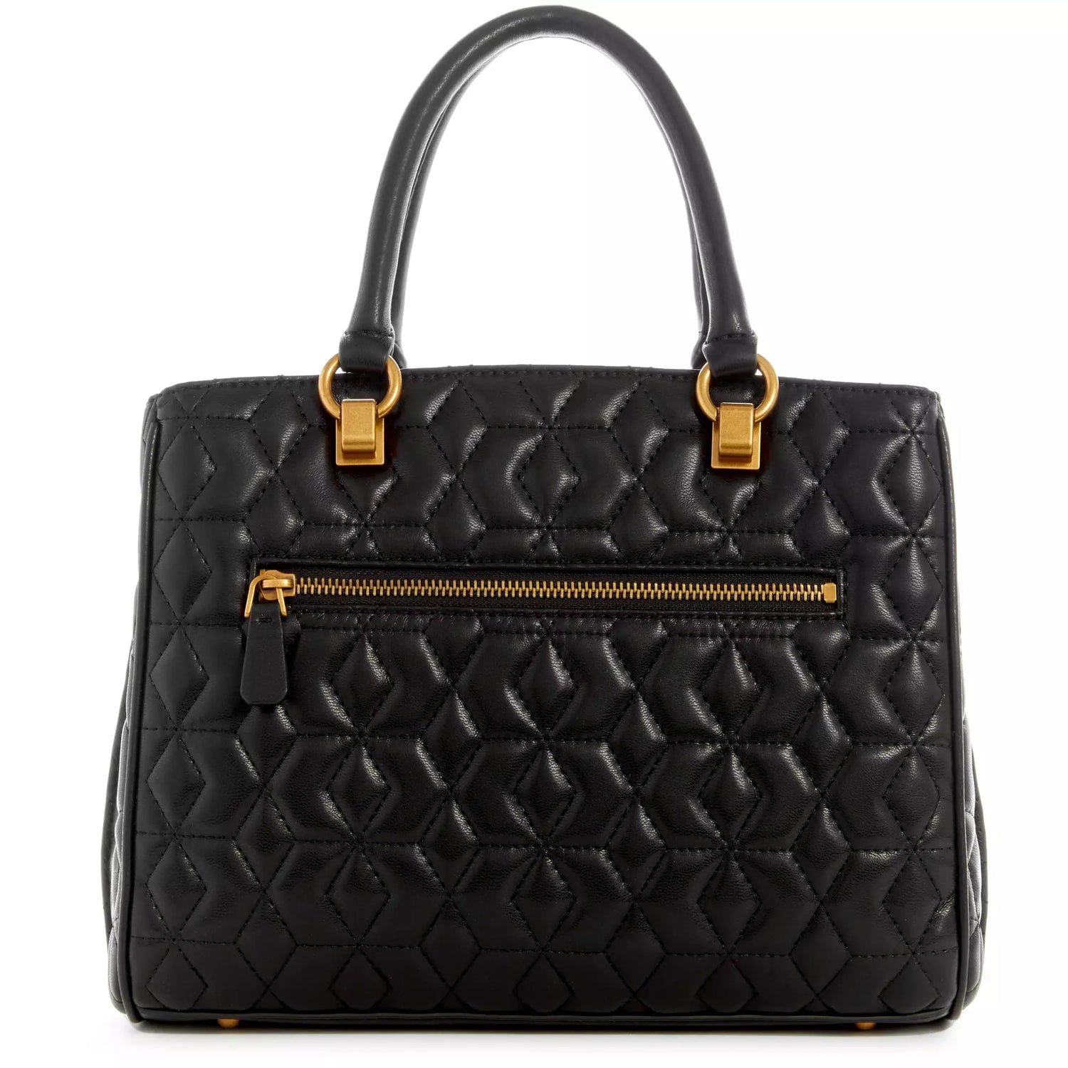 GUESS Elenia Girlfriend Satchel - Black – MouraCuir