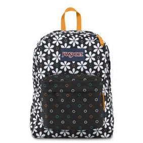 black floral jansport backpack