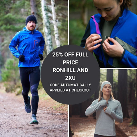 25% off 2xu and ronhill