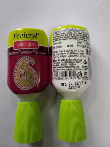 Fevicryl Glue 80ml for Fabric, Fevicryl Glue for Applique, Ribbons Lace,  Art & Crafts Supplies 