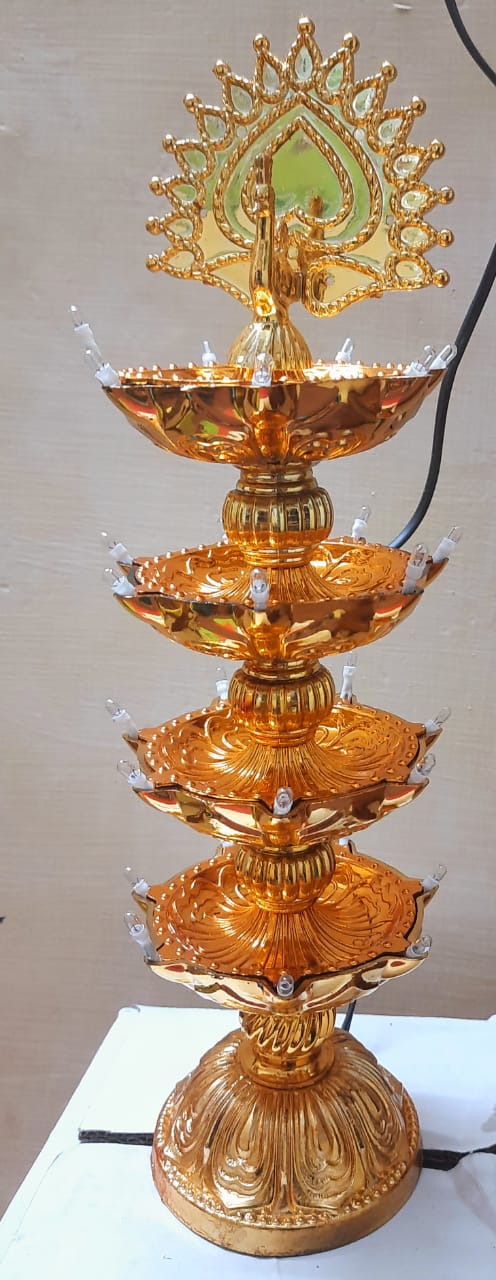 led diya for mandir