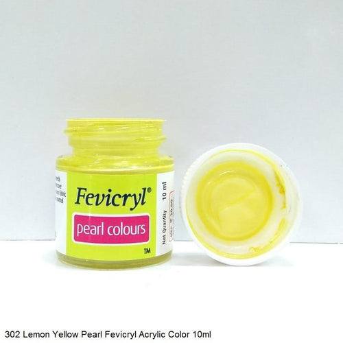 Fevicryl Acrylic Colour – 15ml (Lemon Yellow)