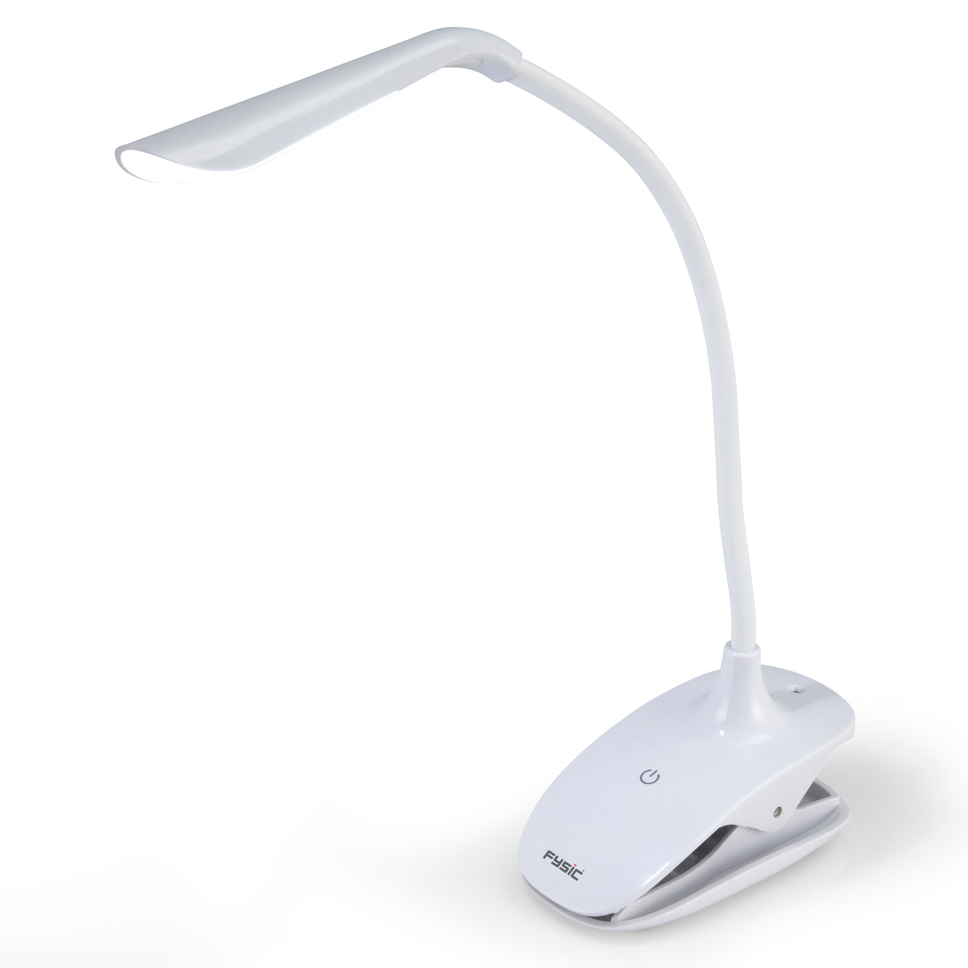 Bezet aardolie accu Fysic FL-11 | Oplaadbare LED lamp met klem | Fysic.nl