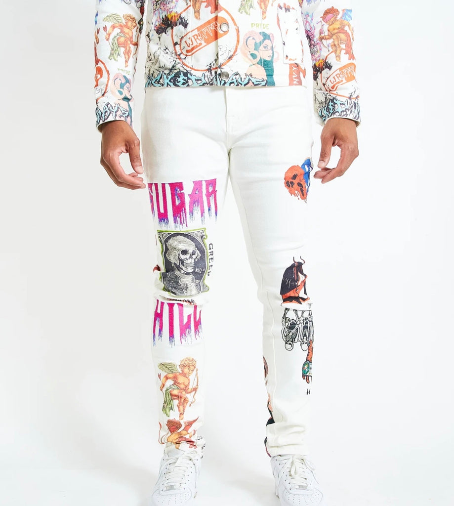 Sugar Hill “7 Sins” Jeans (White) – Denim House