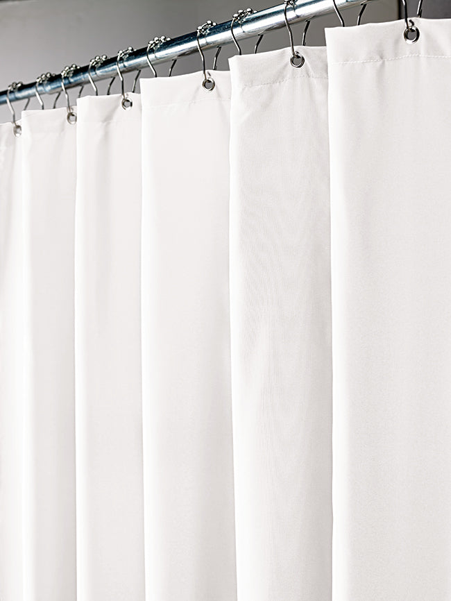 Fabric Curtain Liner, White