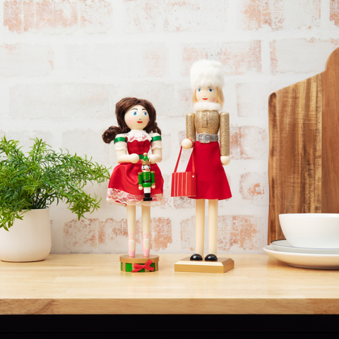 Female Collection of Nutcrackers Christmas Decor