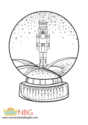 Snow Globe Color Sheet