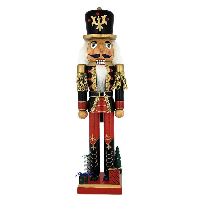 Soldier Nutcracker Black and Red with 