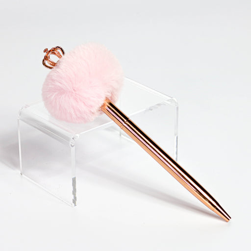 Crown Pom-Pom Metal Pen — Nutcracker Ballet Gifts