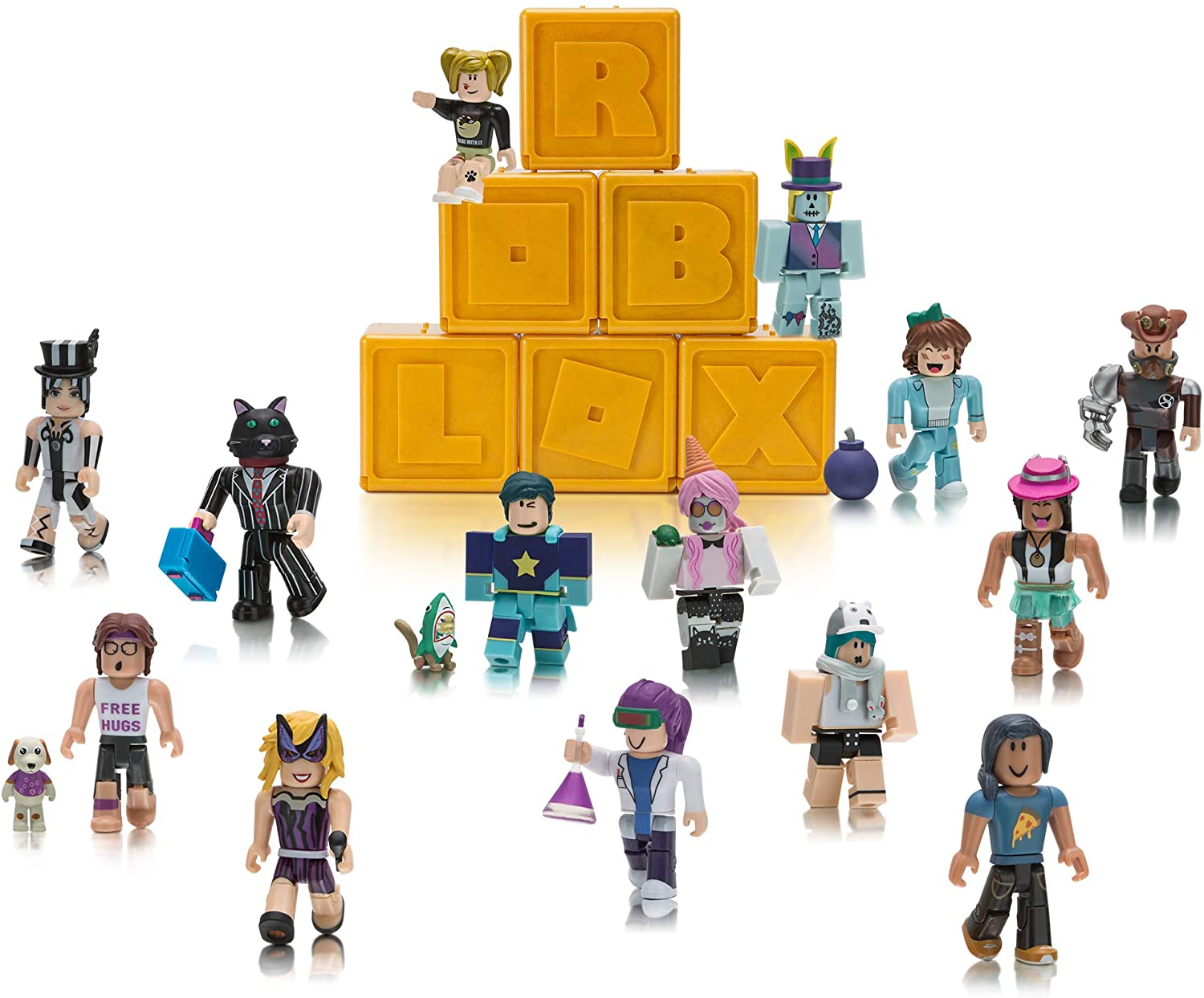 Roblox Celebrity Series 1 Mystery Box Codes Sky Toy Box - details about roblox university professor purple hair figure