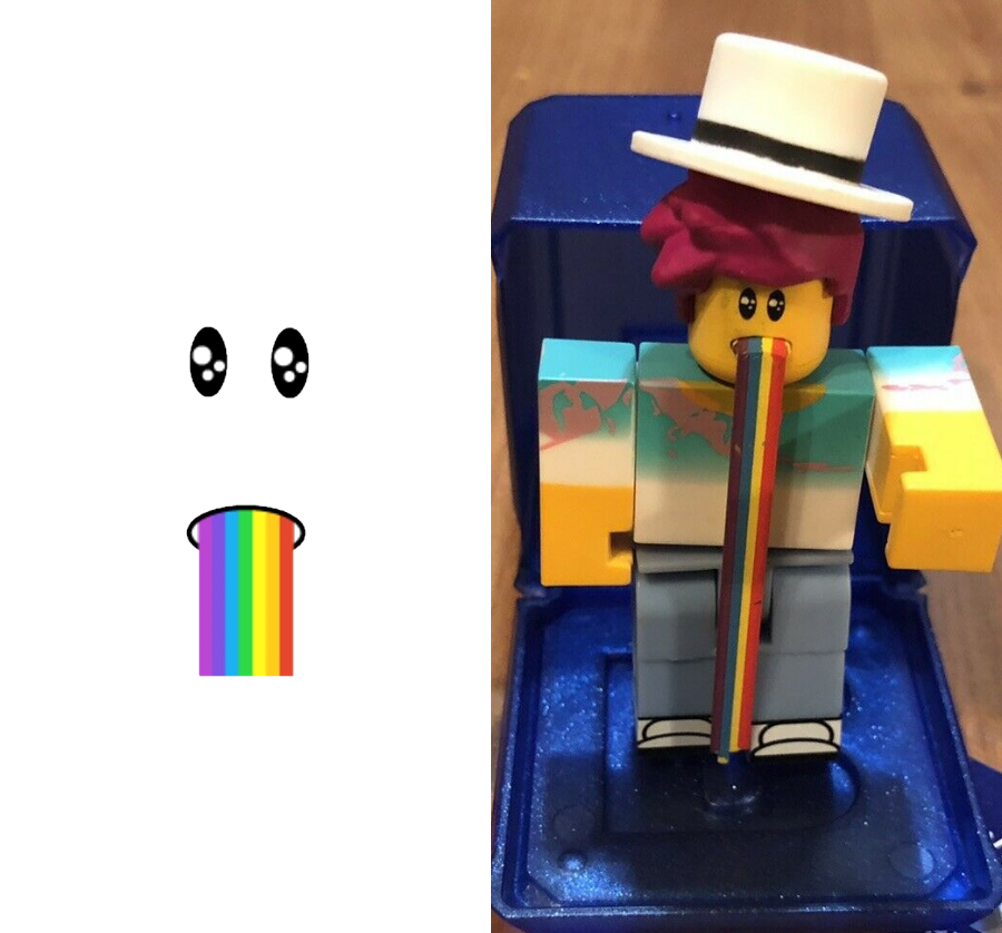 Rainbow Barf Toy Or Code Sky Toy Box - rainbow barf face roblox toy amazon