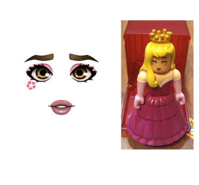 Princess Alexis Face Roblox Celebrity Series 8 Virtual Item Code
