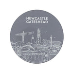 NewcastleGateshead ceramic coaster