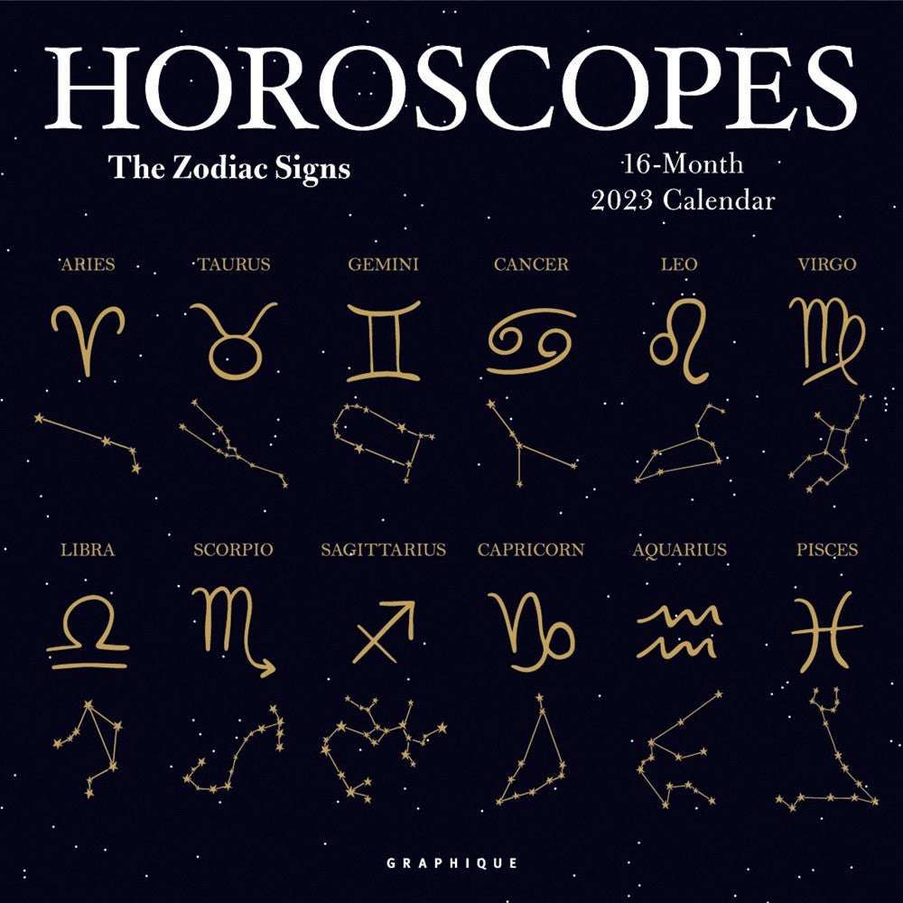 NPC - 2023 24"x24" Wall Calendar: Horoscopes| Market Between the