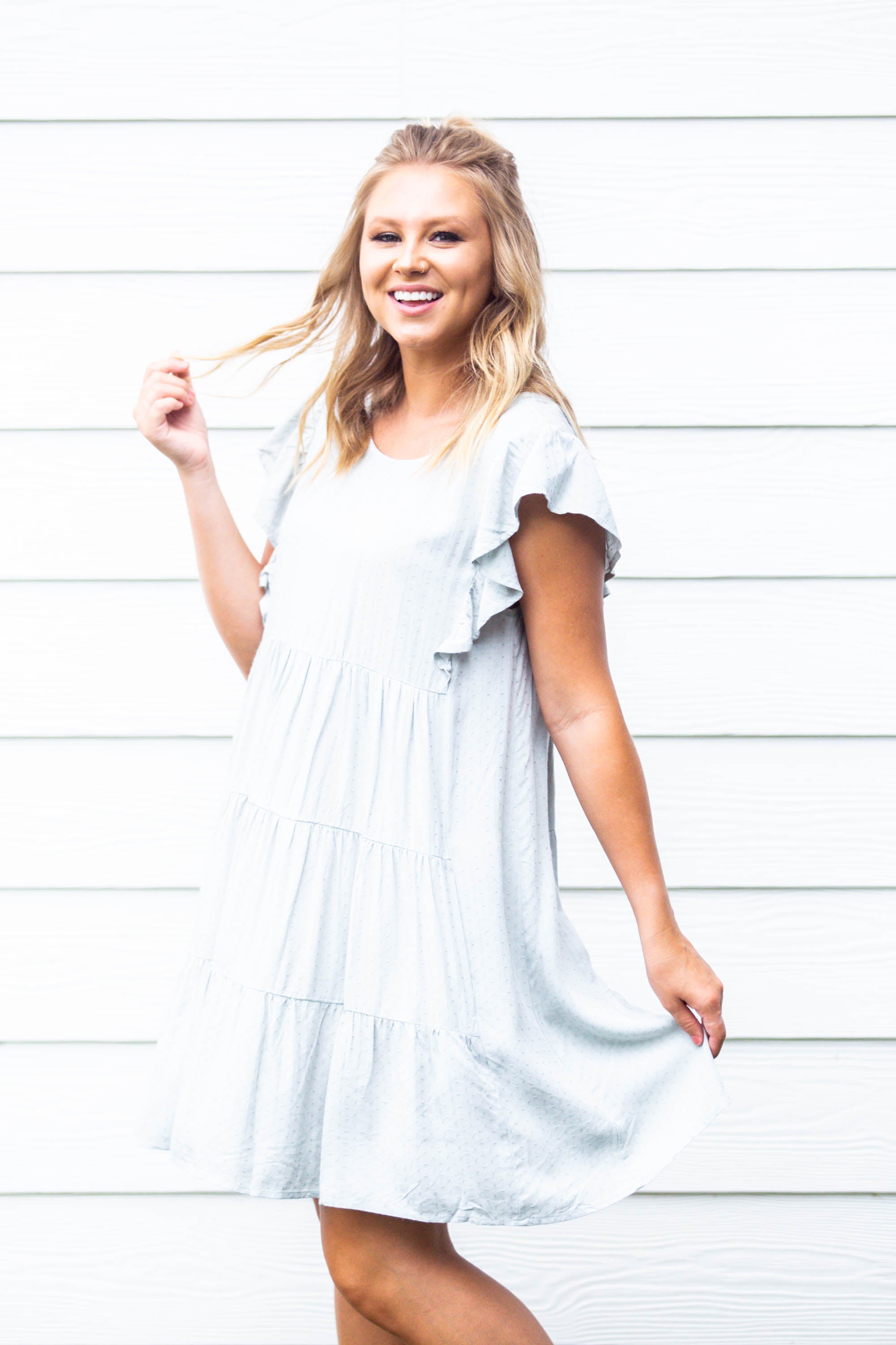 ruffle babydoll dress