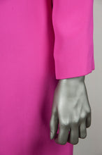 Carica l&#39;immagine nel visualizzatore di Gallery, Celine Abito a sacchetto fucsia a maniche lunghe - Tg. 42 -  lesleyluxuryvintage
