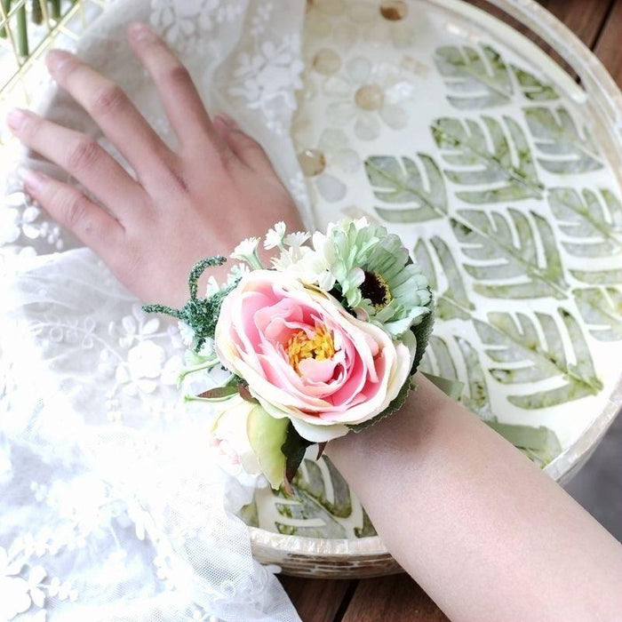 bridesmaid wrist corsage