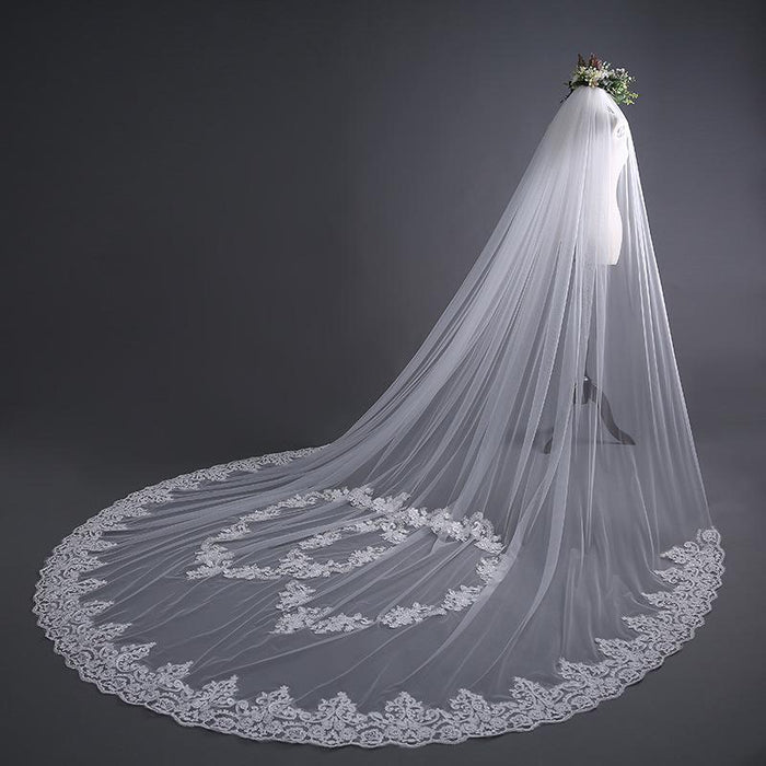 very sheer wedding veils