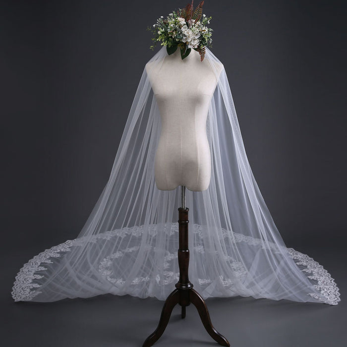 very sheer wedding veils