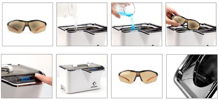 How to clean your glasses with an ultrasonic cleaner step by step guide