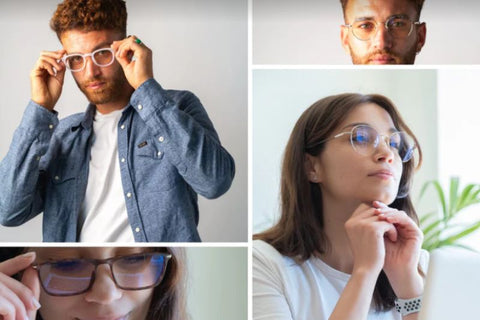 Les top modèles Horus X portent les lunettes anti lumière bleue au travail