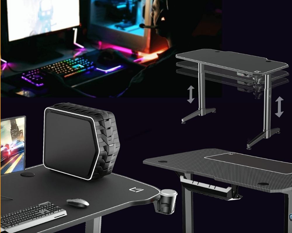 REKT RGo DESK bester Gaming-Sitz-Steh-Schreibtisch