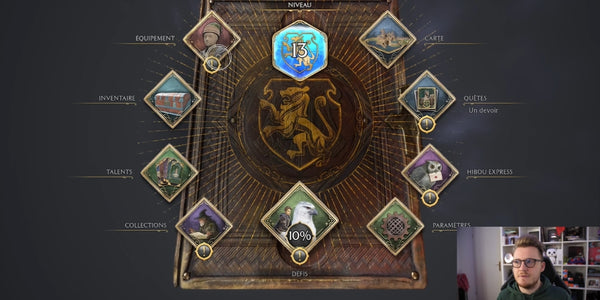 game menus harry potter hogwarts legacy hogwarts legacy