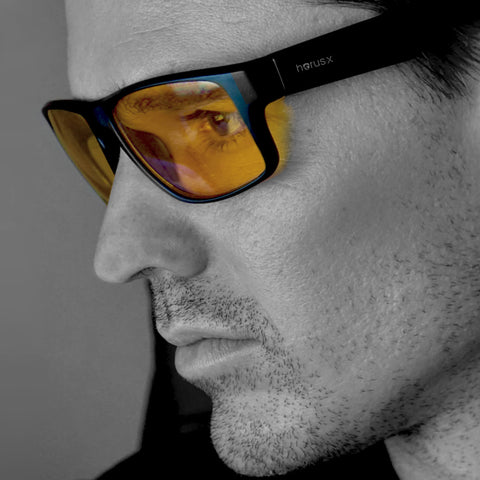 Matthieu co-founder Horus X with One gaming glasses