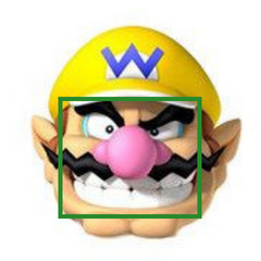 wario visage rectangulaire