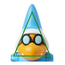 Magikoopa triangular face