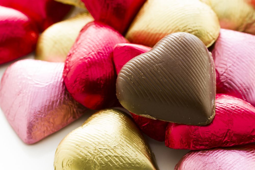 Cioccolatini a forma di cuore shopping vendita online