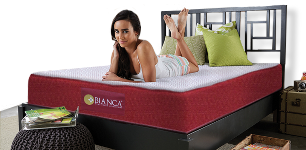 red gel memory foam orthopedic mattress