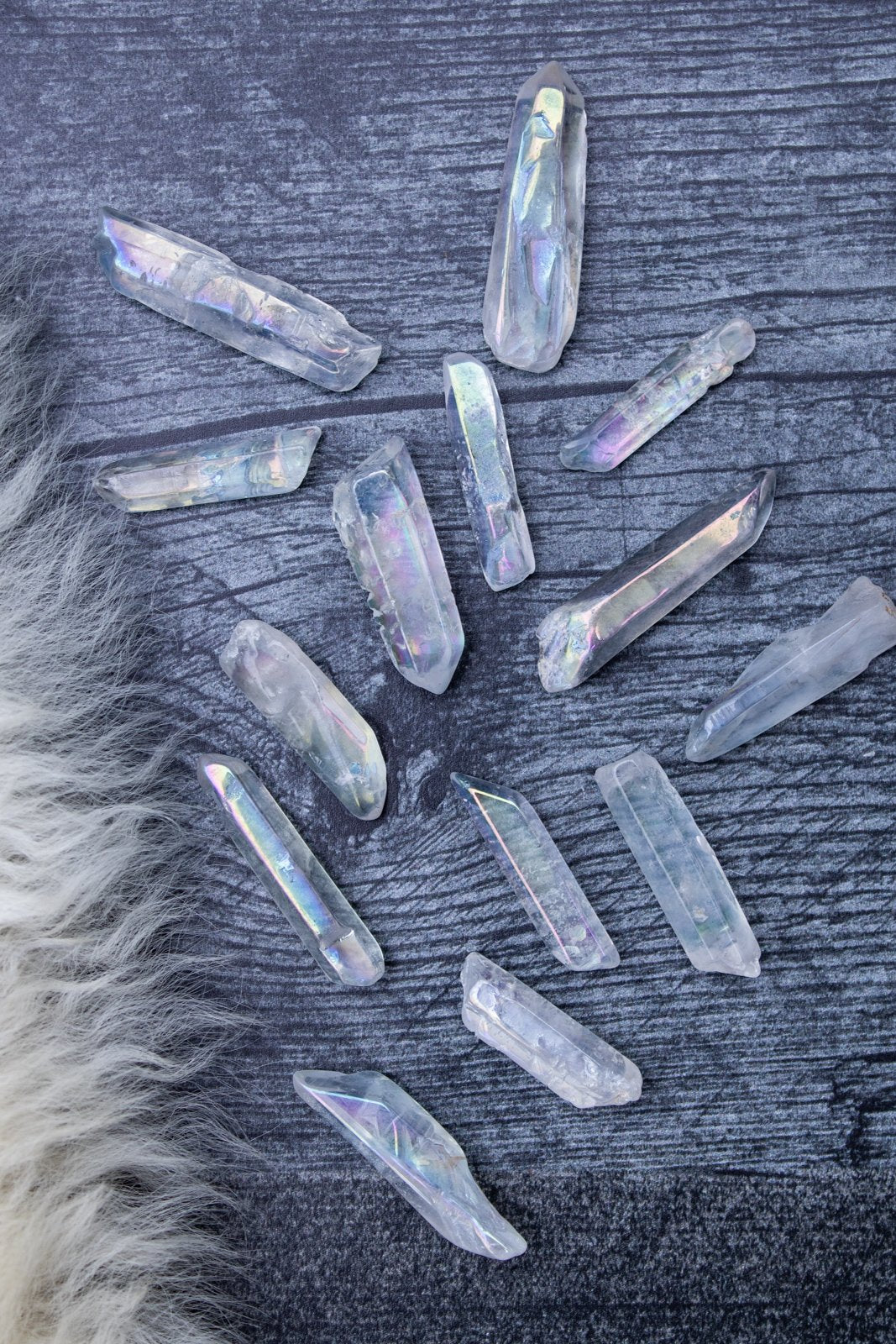 angel aura quartz man made