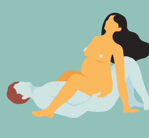 Position femme enceinte flottante