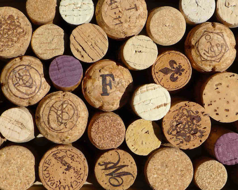 Assorted champagne corks