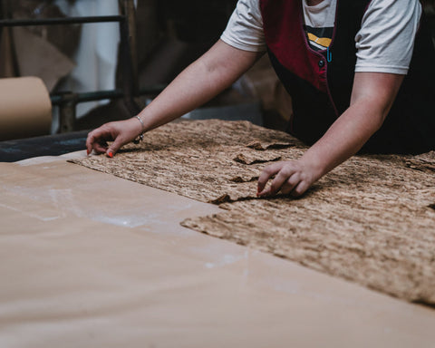 Cork leather manufacturing