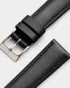 The Classic Watch Strap / Black / 24mm