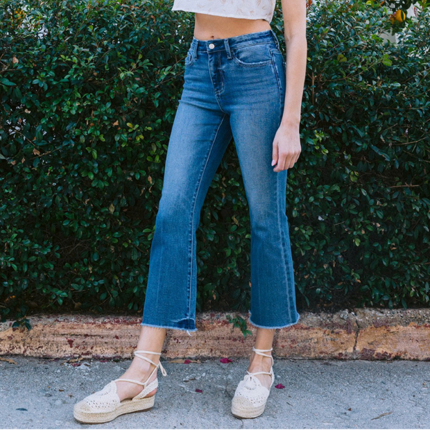 kick flare jeans