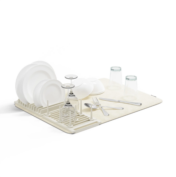 UDRY over the sink dish rack & drying mat beige - THE One Bahrain