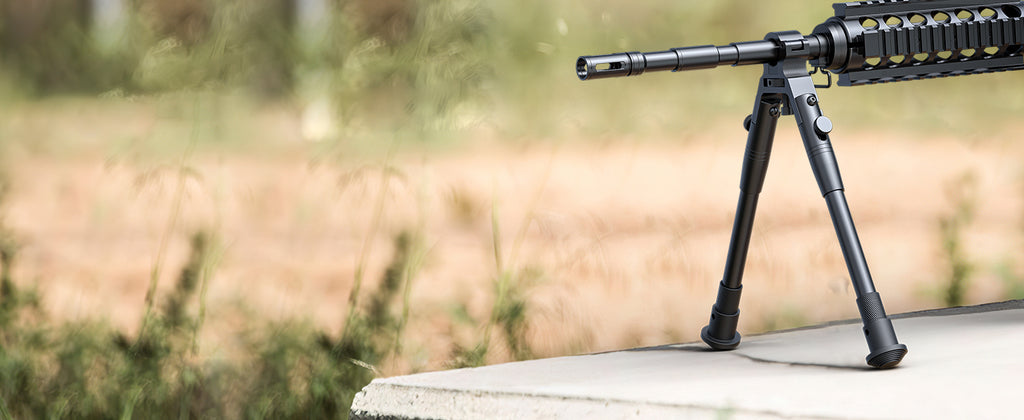 Focus on Target Rifle Bipod for Bench Shooting and Zeroing